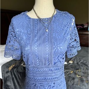 Blue Lace Dress